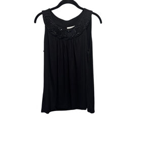 Women's Dressbarn Black Sleeveless Top Size PL